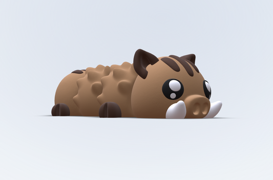 Bruno – Warzenschwein Kühlschrankmagnet | Flexi 3D gedruckt