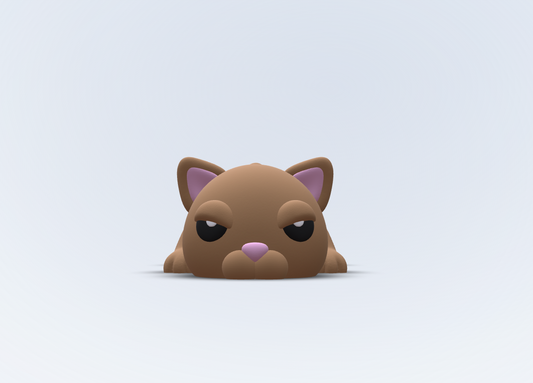 Mochi – Grumpy Cat Kühlschrankmagnet | Flexi 3D gedruckt