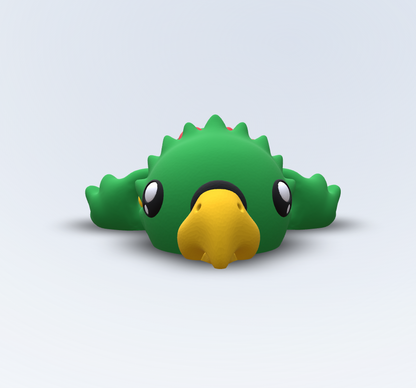 Kiwi – Papagei Kühlschrankmagnet | Flexi 3D gedruckt