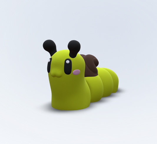 Slimi – Schnecken Kühlschrankmagnet | Flexi 3D gedruckt