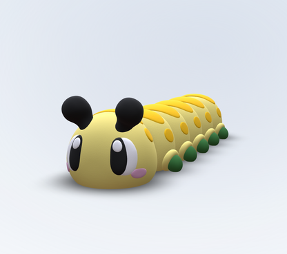 Benny – Tausendfüssler Kühlschrankmagnet | Flexi 3D gedruckt
